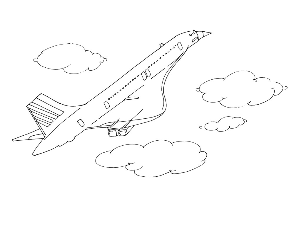 Coloring page: Plane (Transportation) #134960 - Free Printable Coloring Pages