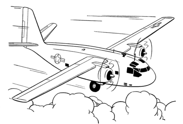 Coloring page: Plane (Transportation) #134965 - Free Printable Coloring Pages