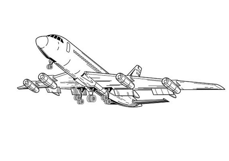 Coloring page: Plane (Transportation) #134969 - Free Printable Coloring Pages