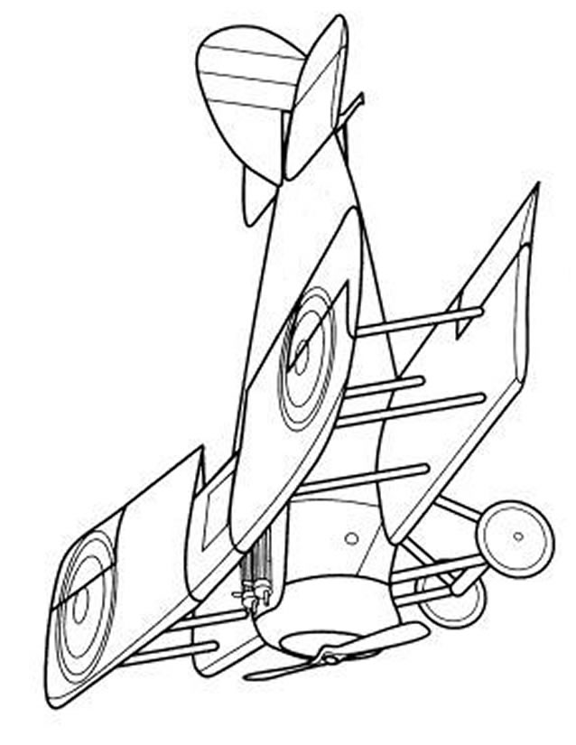 Coloring page: Plane (Transportation) #134983 - Free Printable Coloring Pages