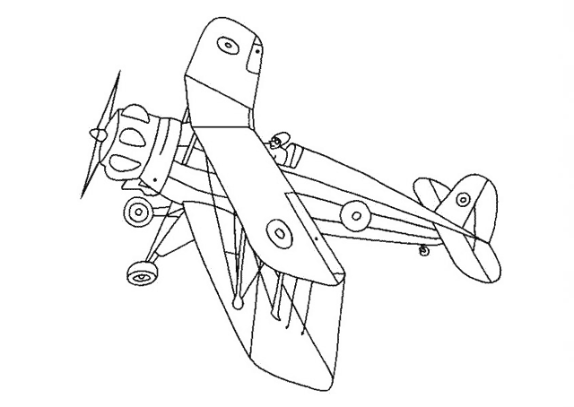 Plane #134996 (Transportation) – Free Printable Coloring Pages