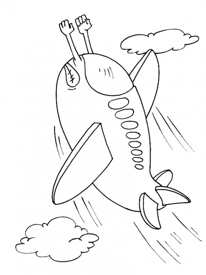 Coloring page: Plane (Transportation) #134998 - Free Printable Coloring Pages