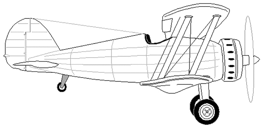 Drawing Plane #135008 (Transportation) – Printable coloring pages