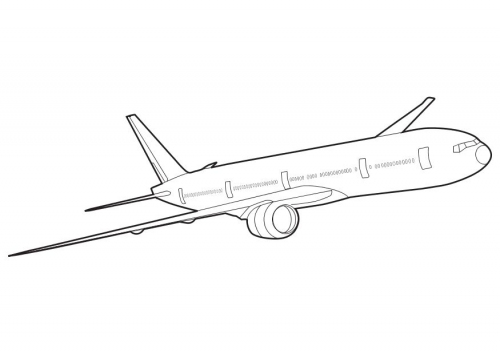 Coloring page: Plane (Transportation) #135009 - Free Printable Coloring Pages