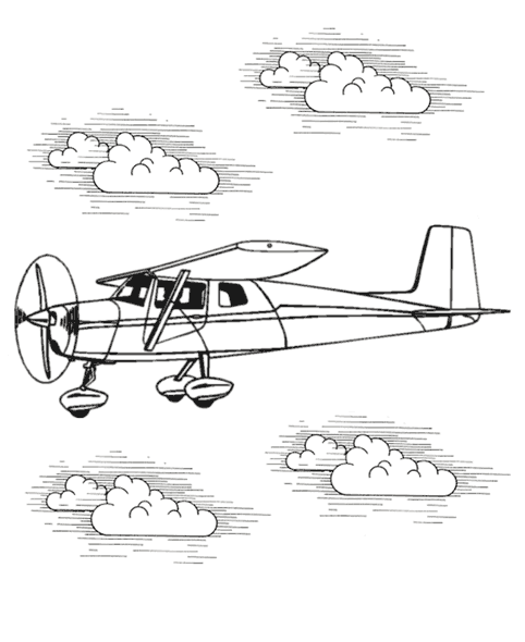 Coloring page: Plane (Transportation) #135010 - Free Printable Coloring Pages