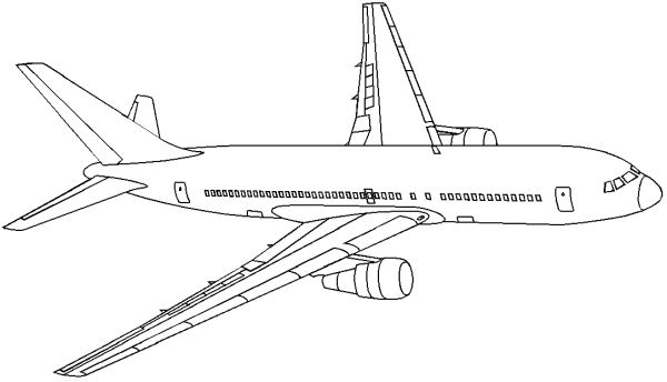 Coloring page: Plane (Transportation) #135015 - Free Printable Coloring Pages