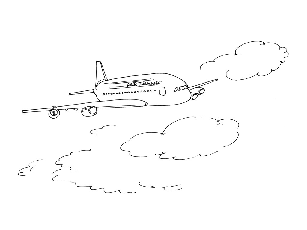 Coloring page: Plane (Transportation) #135025 - Free Printable Coloring Pages
