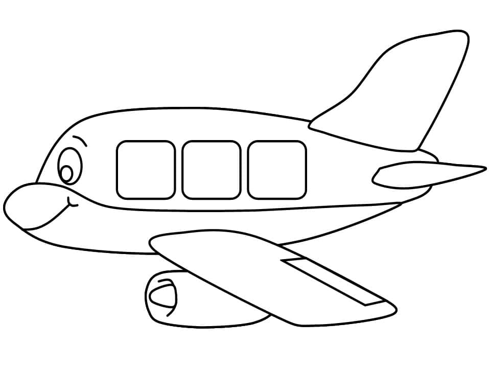 Free printable Plane coloring page #183589 from Transportation collection