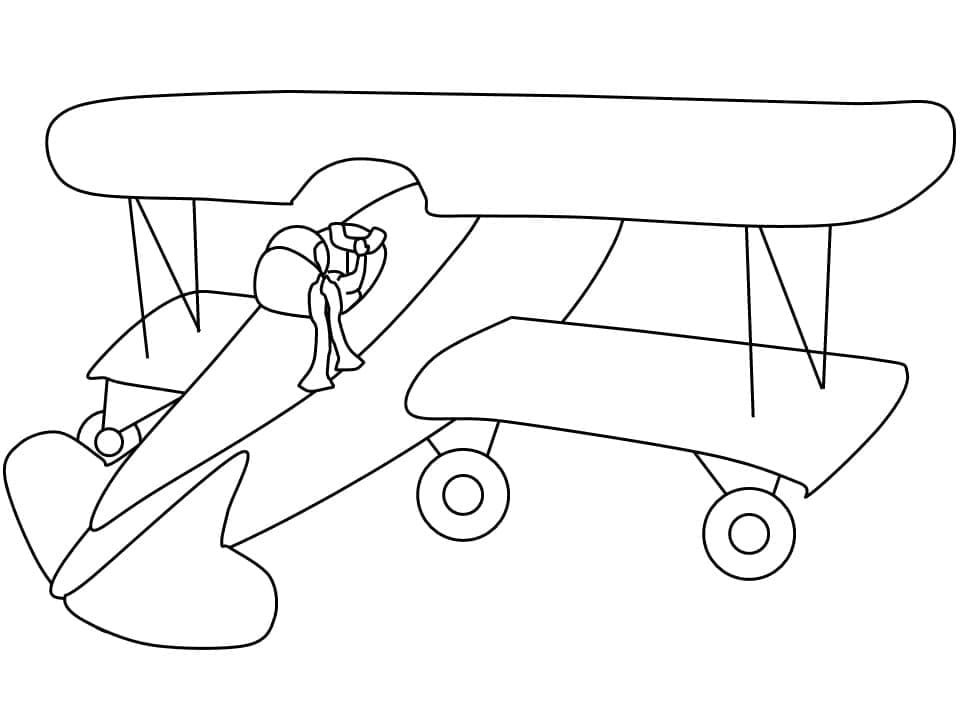 Free printable Plane coloring page #183595 from Transportation collection
