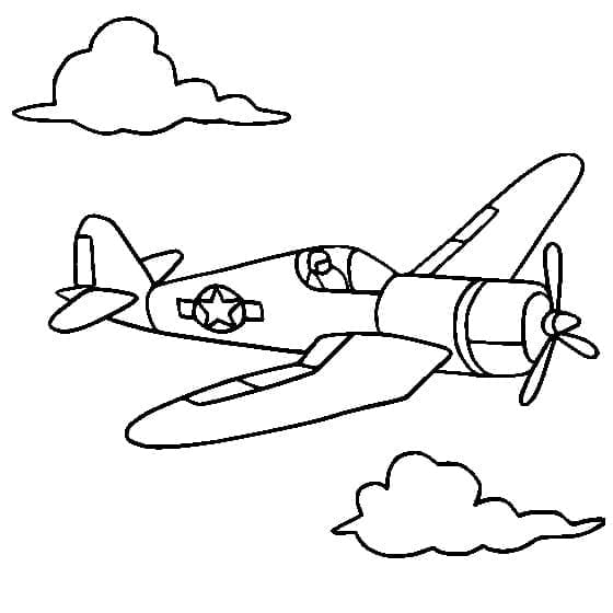 Free printable Plane coloring page #183603 from Transportation collection