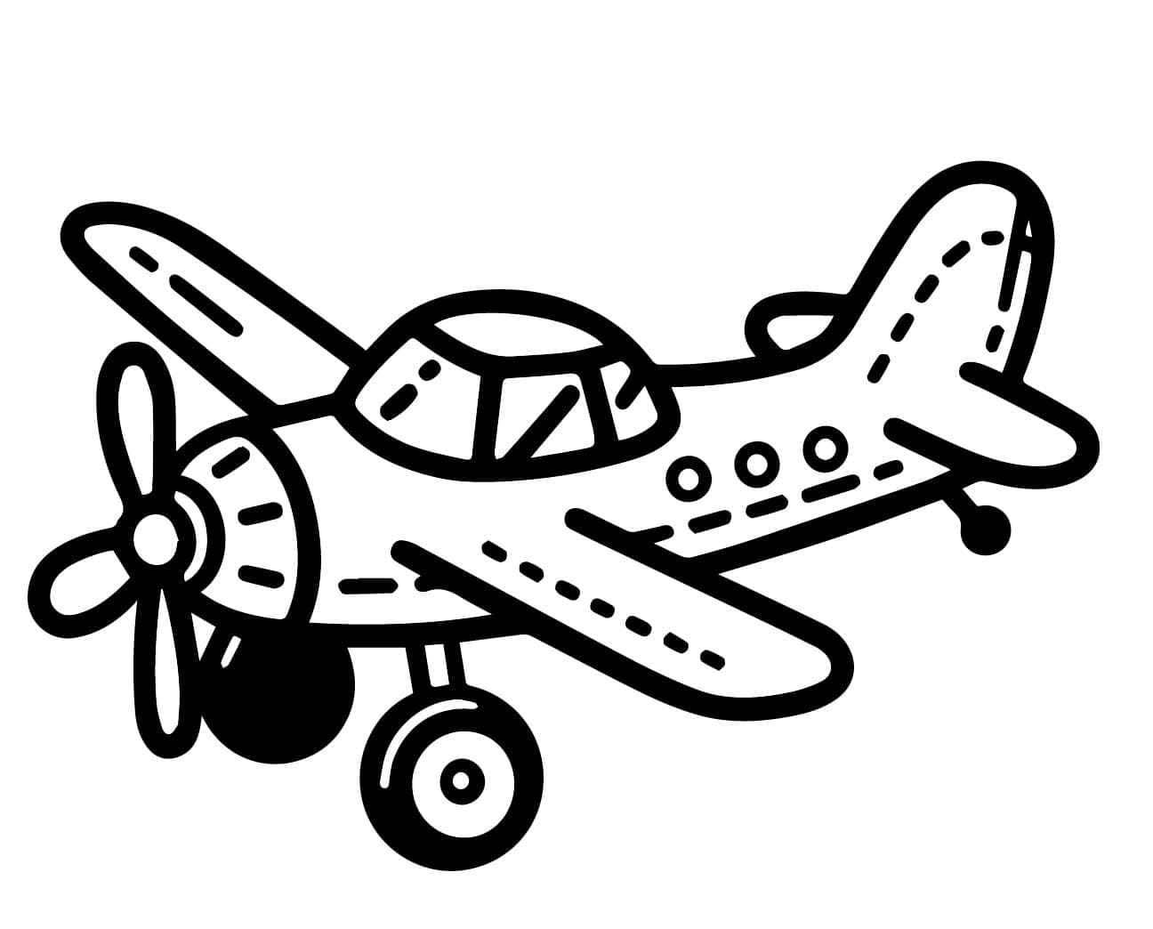Free printable Plane coloring page #215736 from Transportation collection