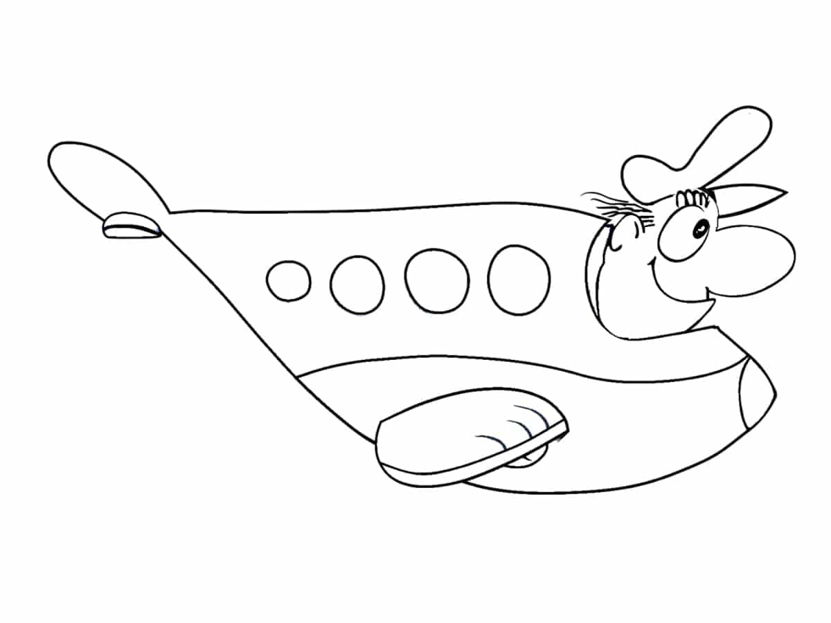 Free printable Plane coloring page #215744 from Transportation collection