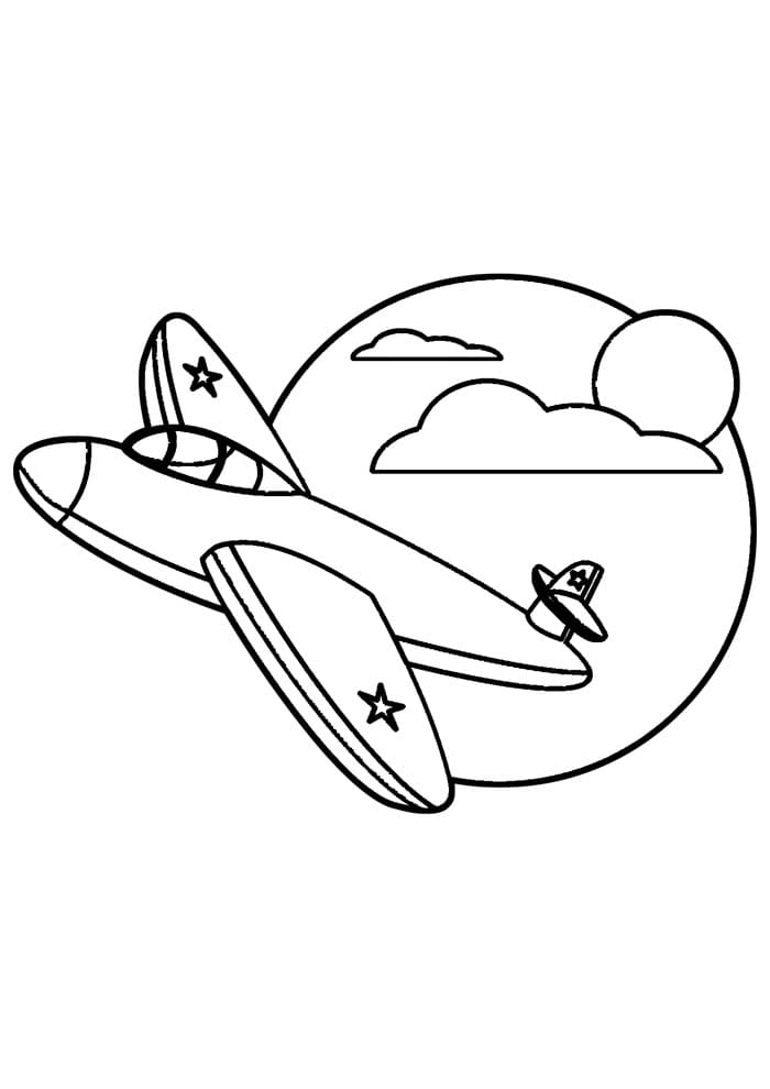 Free printable Plane coloring page #215749 from Transportation collection