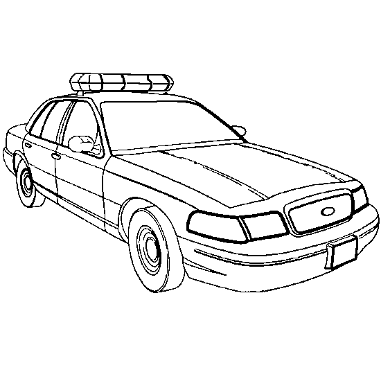 Coloring page: Police car (Transportation) #142946 - Free Printable Coloring Pages