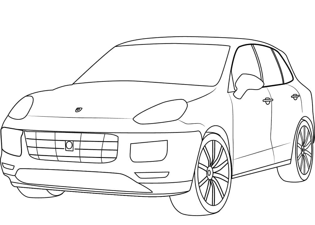 Free printable Porsche coloring page #174256 from Transportation collection Free printable Porsche coloring page #174256 from Transportation collection