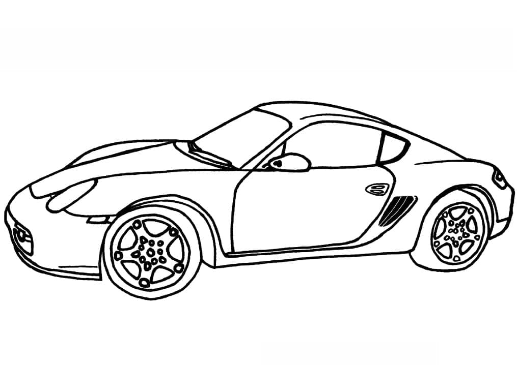 Free printable Porsche coloring page #174257 from Transportation collection