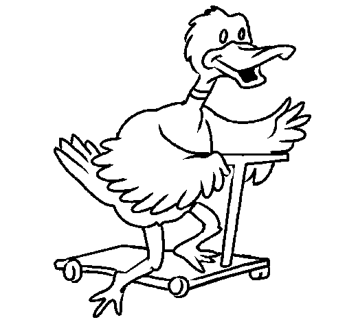 Coloring page: Push Scooter (Transportation) #139098 - Free Printable Coloring Pages