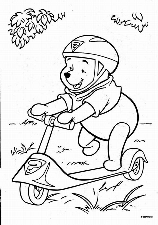 Coloring page: Push Scooter (Transportation) #139107 - Free Printable Coloring Pages