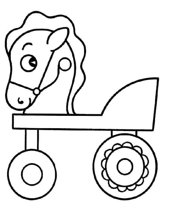 Free printable Push Scooter coloring page #215245 from Transportation collection Free printable Push Scooter coloring page #215245 from Transportation collection