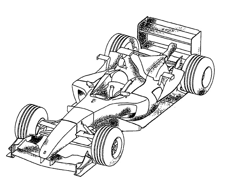 Coloring page: Race car (Transportation) #138851 - Free Printable Coloring Pages