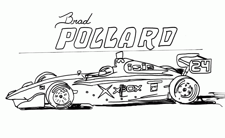 Coloring page: Race car (Transportation) #138852 - Free Printable Coloring Pages