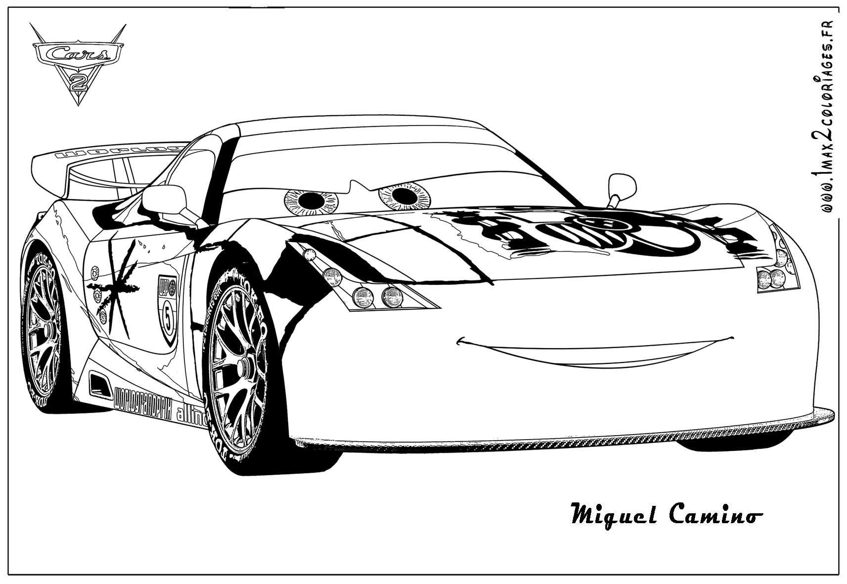 Coloring page: Race car (Transportation) #138871 - Free Printable Coloring Pages