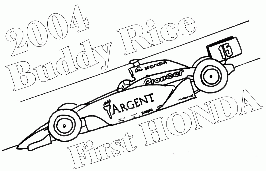 Coloring page: Race car (Transportation) #138874 - Free Printable Coloring Pages