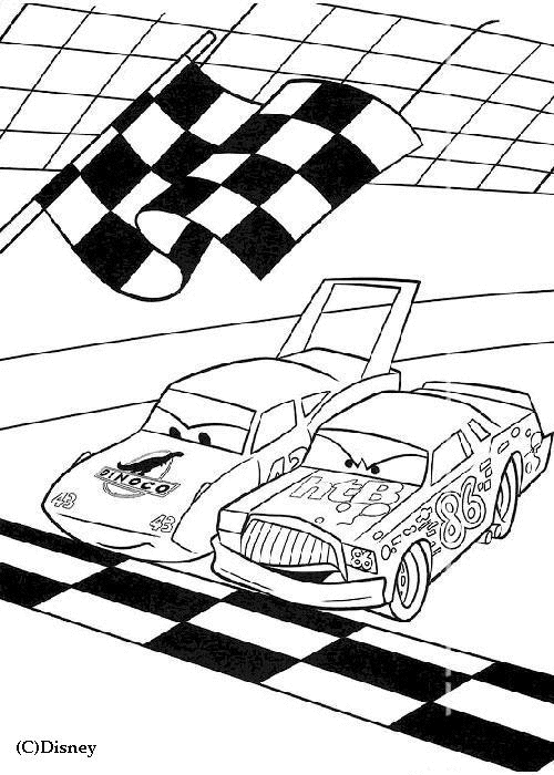 Coloring page: Race car (Transportation) #138946 - Free Printable Coloring Pages