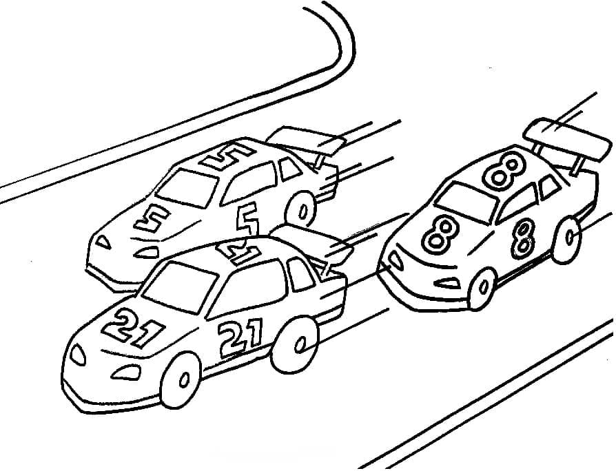 Free printable Race car coloring page #183261 from Transportation collection Free printable Race car coloring page #183261 from Transportation collection
