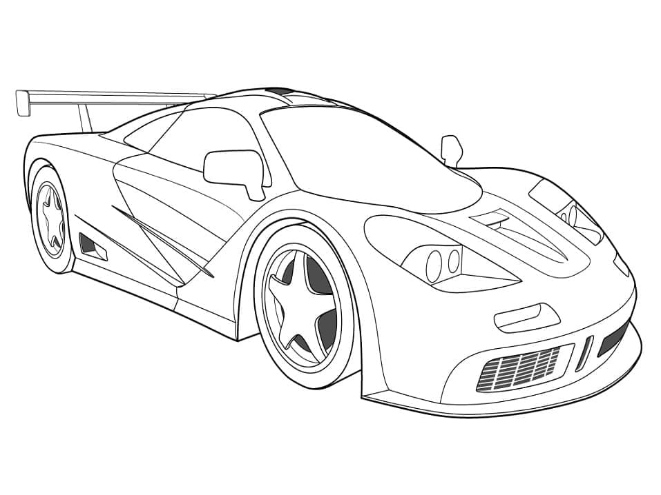 Free printable Race car coloring page #183267 from Transportation collection Free printable Race car coloring page #183267 from Transportation collection