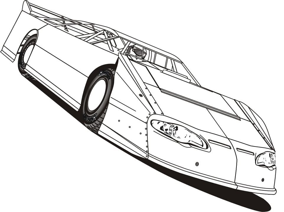 Free printable Race car coloring page #183273 from Transportation collection Free printable Race car coloring page #183273 from Transportation collection