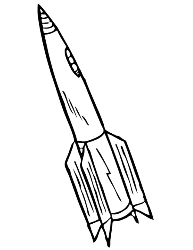 Coloring page: Rocket (Transportation) #140050 - Free Printable Coloring Pages