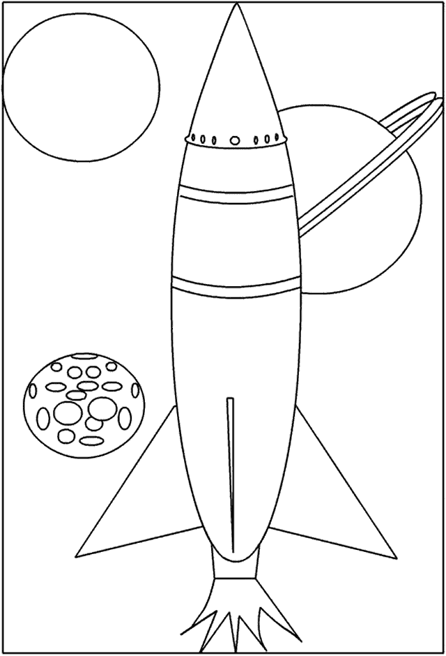 Coloring page: Rocket (Transportation) #140057 - Free Printable Coloring Pages