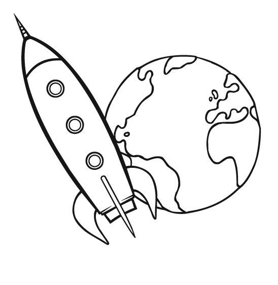 Coloring page: Rocket (Transportation) #140060 - Free Printable Coloring Pages