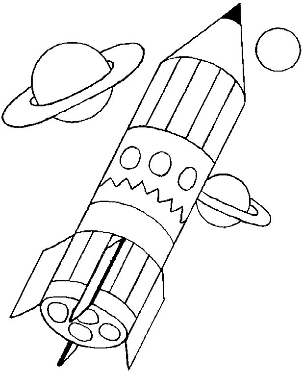 Coloring page: Rocket (Transportation) #140075 - Free Printable Coloring Pages