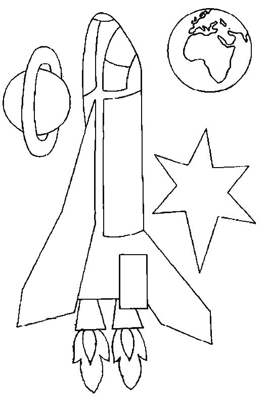 Coloring page: Rocket (Transportation) #140077 - Free Printable Coloring Pages