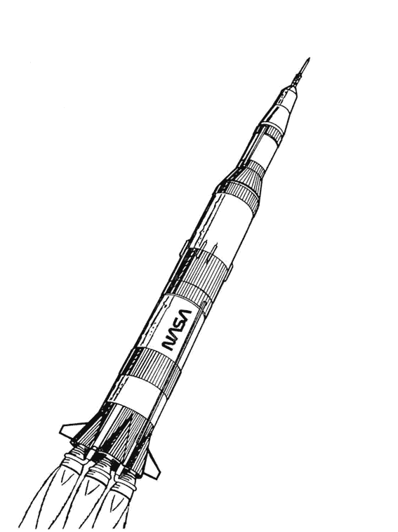 Coloring page: Rocket (Transportation) #140080 - Free Printable Coloring Pages