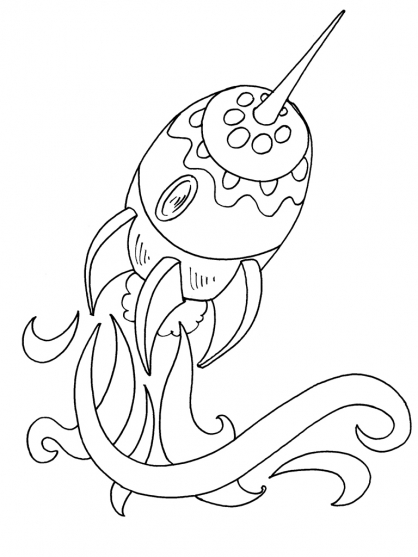 Coloring page: Rocket (Transportation) #140086 - Free Printable Coloring Pages