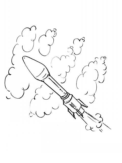 Coloring page: Rocket (Transportation) #140110 - Free Printable Coloring Pages