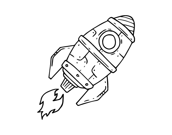 Coloring page: Rocket (Transportation) #140111 - Free Printable Coloring Pages