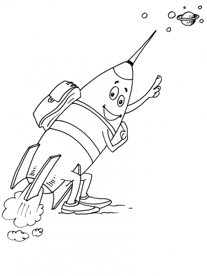 Coloring page: Rocket (Transportation) #140119 - Free Printable Coloring Pages