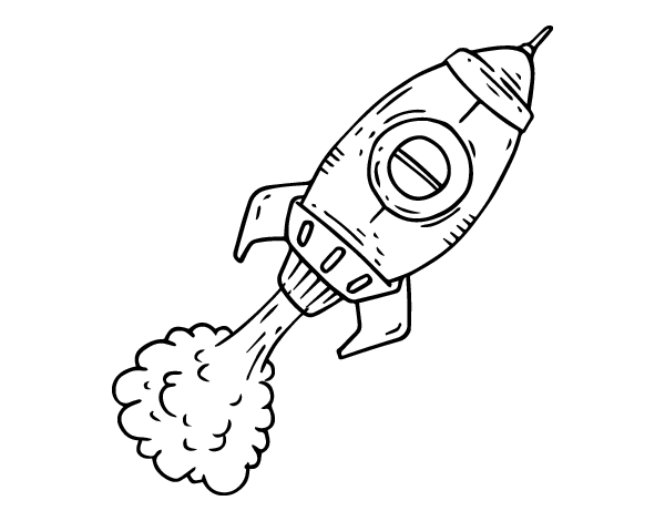 Coloring page: Rocket (Transportation) #140122 - Free Printable Coloring Pages