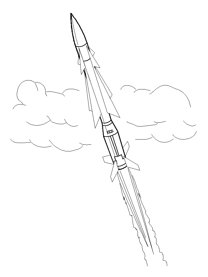 Coloring page: Rocket (Transportation) #140153 - Free Printable Coloring Pages
