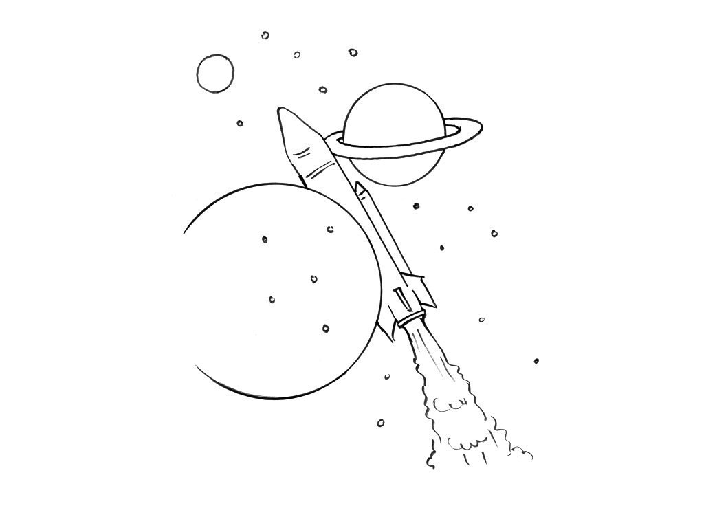 Coloring page: Rocket (Transportation) #140197 - Free Printable Coloring Pages