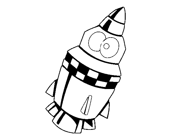 Coloring page: Rocket (Transportation) #140219 - Free Printable Coloring Pages