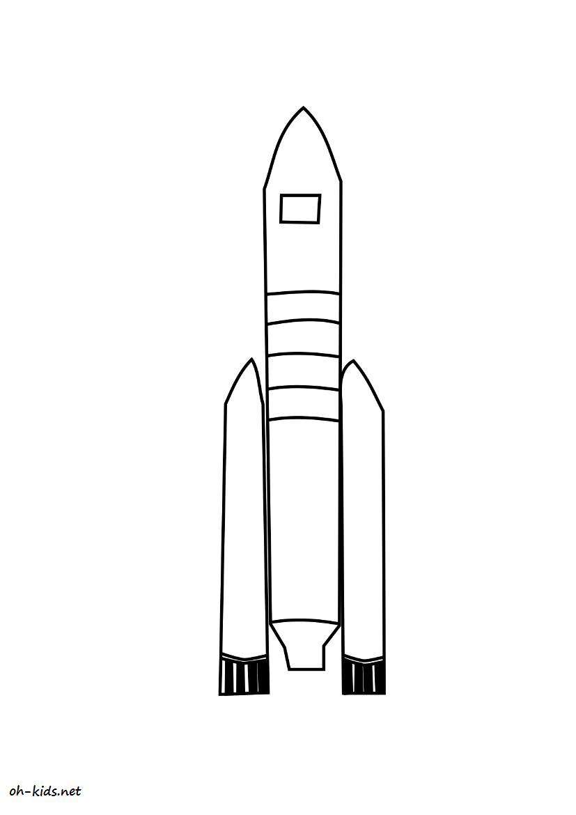 Coloring page: Rocket (Transportation) #140231 - Free Printable Coloring Pages