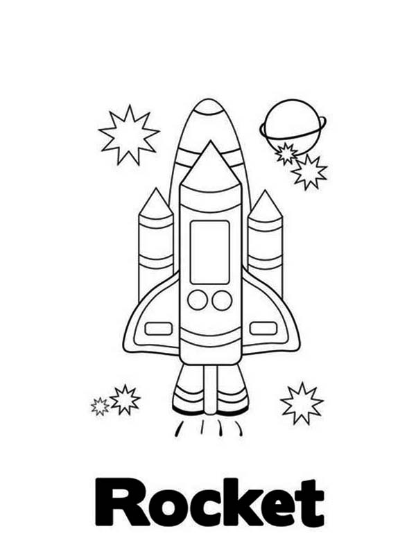 Coloring page: Rocket (Transportation) #140244 - Free Printable Coloring Pages