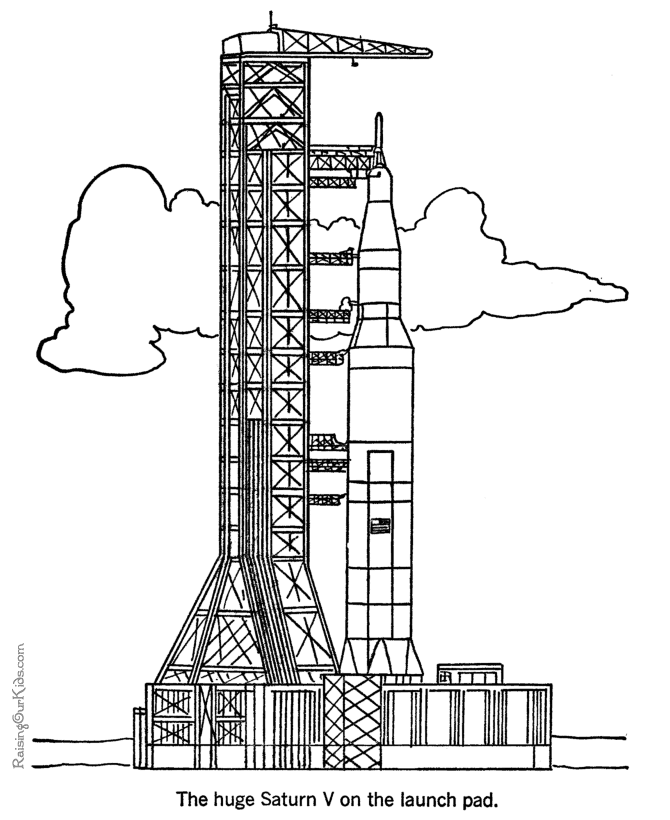 Coloring page: Rocket (Transportation) #140251 - Free Printable Coloring Pages