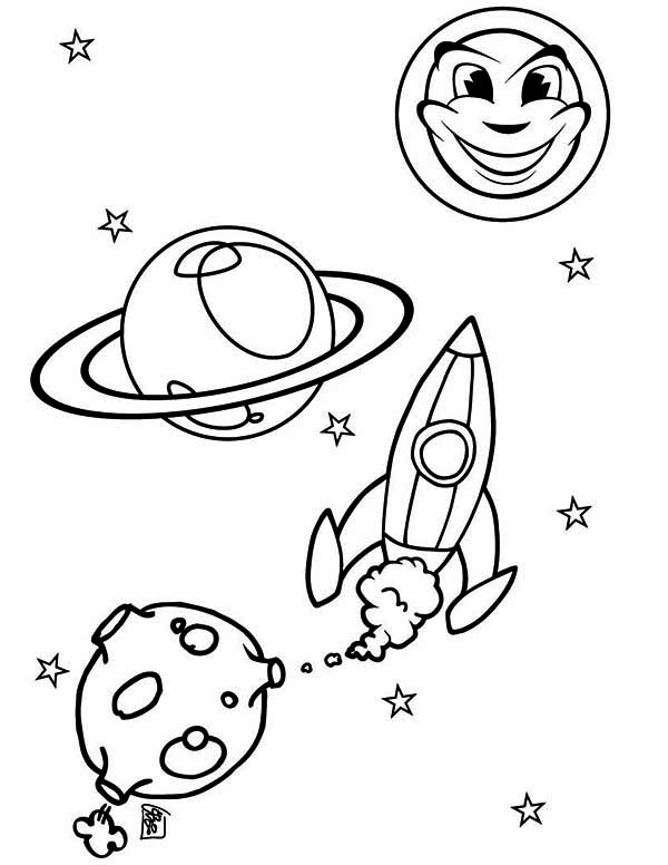 Coloring page: Rocket (Transportation) #140292 - Free Printable Coloring Pages