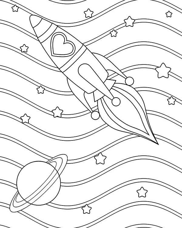 Coloring page Rocket #140296 (Transportation) – Printable Coloring Pages